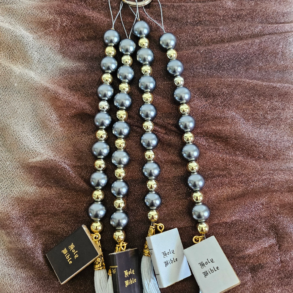 Scripture Adorned matlic Silver/Gold Tzitzits