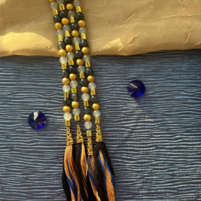 Blue gold 14' tzitzit